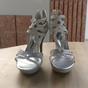 ✨Sparkly Silver High Heels from Brash✨